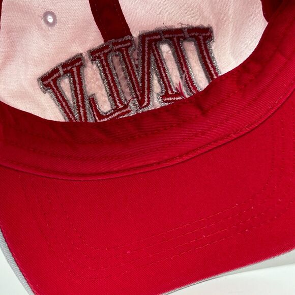UNLV Runnin Rebels Womens Dad Hat Cap Red Las Vegas Rhinestones Strapback NCAA - Picture 5 of 11